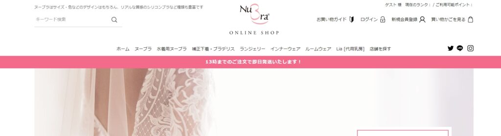 ヌーブラジャパン公式オンラインショップ公式通販の口コミ・評判をまとめました