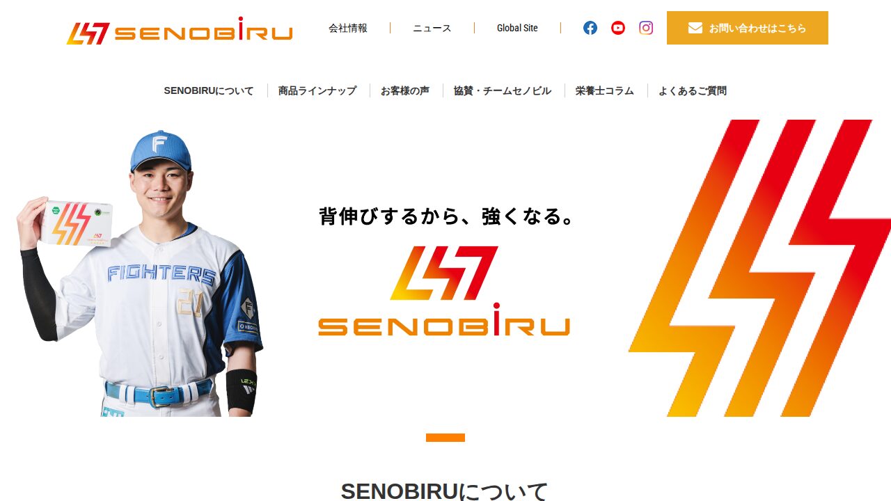 セノビルプラス 公式サイトのトップページ